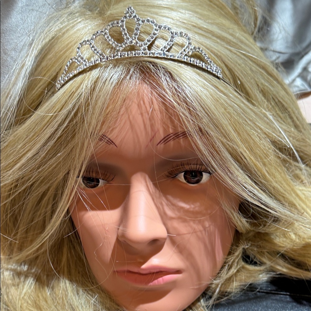 Fun Silver Tiara to wear as a Hairband!